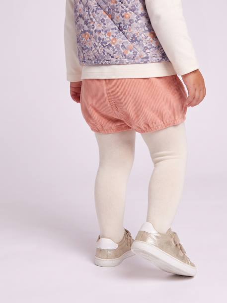 4-delige babyset meisje abrikoos - vertbaudet enfant 