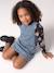 Denim overgooier voor meisjes middenblauw - vertbaudet enfant 