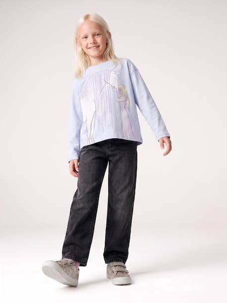 Frozen T-shirt met lange mouwen hemelsblauw - vertbaudet enfant 
