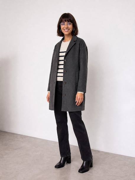 Manteau grossesse et porte-bébé anthracite - vertbaudet enfant 