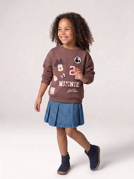 Denim skort voor meisjes ongewassen denim - vertbaudet enfant 