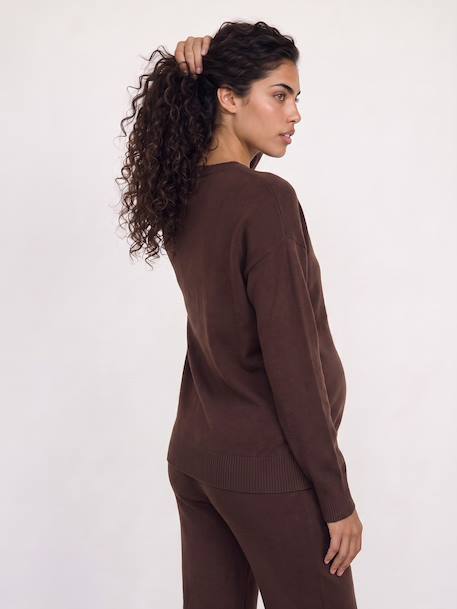 Ensemble pantalon grossesse chocolat - vertbaudet enfant 
