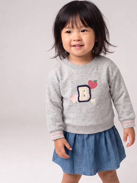 Robe bébé fille manches longues stone - vertbaudet enfant 