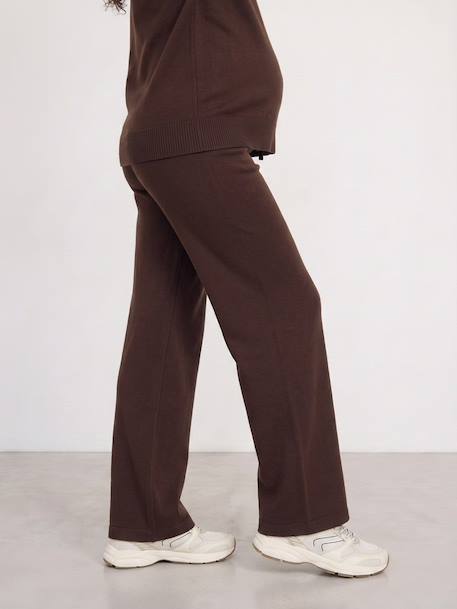 Zwangerschapsset met broek chocoladebruin - vertbaudet enfant 