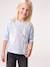 T-shirt manches longues La Reine des Neiges bleu ciel - vertbaudet enfant 