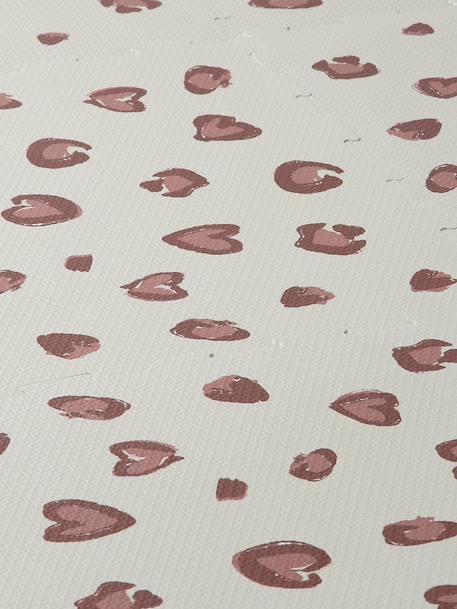Groot tapijt met 9 schuimtegels beige+ecru+rood+rozen+zachtpaars - vertbaudet enfant 