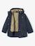 3-in-1 parka voor meisjes marineblauw+rouge - vertbaudet enfant 