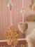 Mobile musical en bois et rotin beige - vertbaudet enfant 