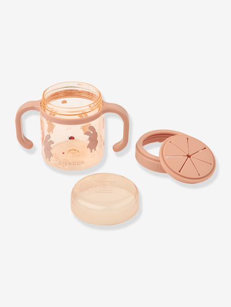 Enyo tasse à goûter en tritan rose+vert sapin+vieux rose - vertbaudet enfant 