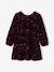 Robe fille manches longues prune - vertbaudet enfant 