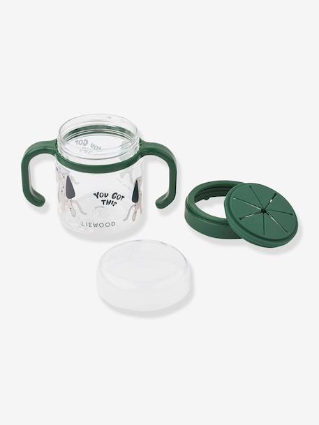 Enyo tasse à goûter en tritan rose+vert sapin+vieux rose - vertbaudet enfant 
