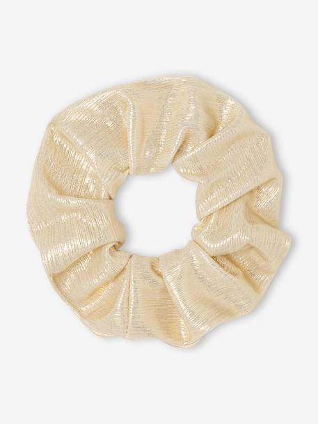 Kerstcadeauverpakking 'Renne' jacquard trui + 2 scrunchies voor meisjes ecru+lichtroze+rood - vertbaudet enfant 