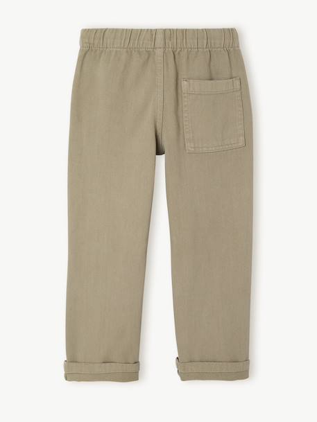Pantalon garçon  fluide facile à enfiler garçon beige+bleu moyen+bleu nuit+terracotta+vert sauge - vertbaudet enfant 