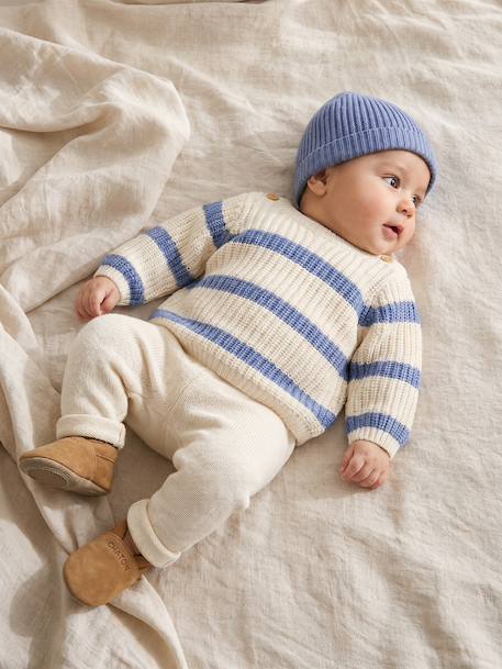 Ensemble 3 pièces naissance garçon bleu - vertbaudet enfant 