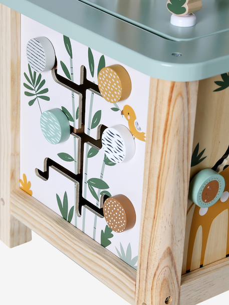 Grote houten activiteitenkubus rozen+Tanzania - vertbaudet enfant 
