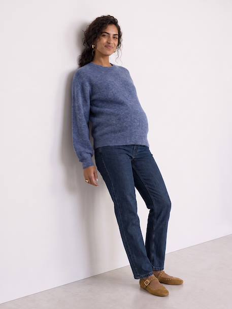 Pull de grossesse maille bleu - vertbaudet enfant 