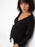 T-shirt grossesse et allaitement noir - vertbaudet enfant 
