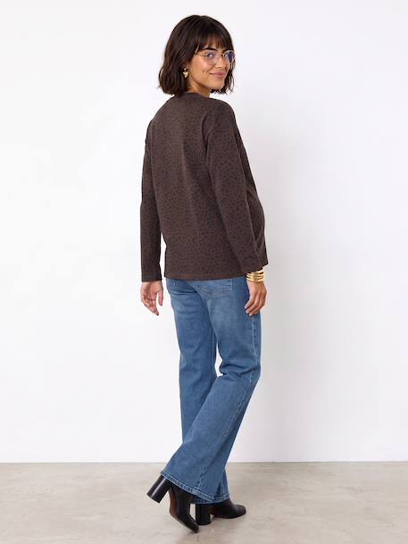 Jean de grossesse large denim brut+GRIS FONCE UNI+stone - vertbaudet enfant 