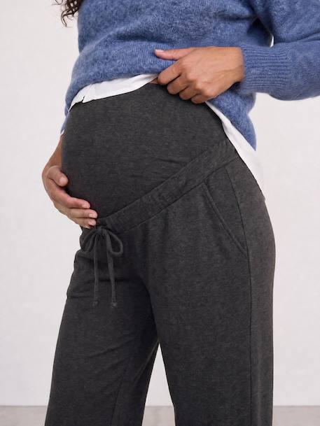 Pantalon de grossesse maille bandeau gris - vertbaudet enfant 