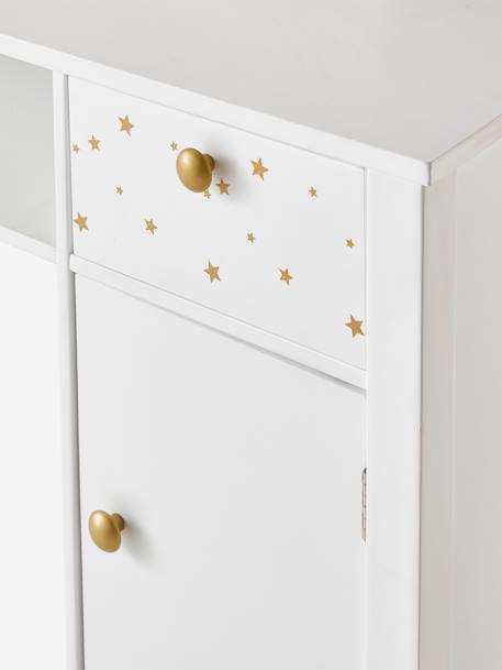 Bureau enfant MAKE A WISH BLANC CLAIR UNI AVEC DECOR - vertbaudet enfant 