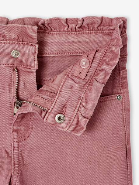 Pantalon slim fille encre+mauve - vertbaudet enfant 