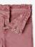 Slim fit broek voor meisjes inktblauw+zachtpaars - vertbaudet enfant 
