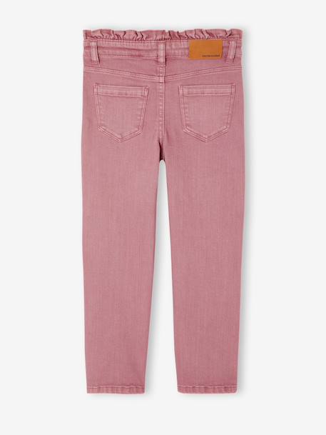 Pantalon slim fille encre+mauve - vertbaudet enfant 