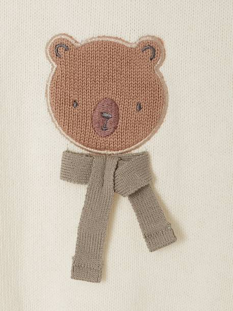 Gebreide newborn babytrui ecru - vertbaudet enfant 