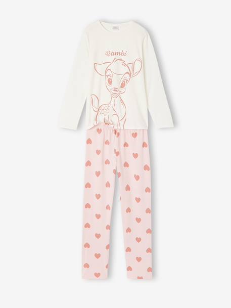 Pyjama Bambi enfant fille rose pâle - vertbaudet enfant 