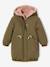 Parka réversible enfant fille kaki+marine - vertbaudet enfant 