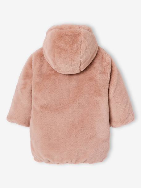 Parka réversible enfant fille kaki+marine - vertbaudet enfant 