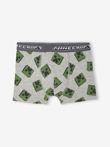 Lot de 5 boxers Minecraft garçon anthracite - vertbaudet enfant 