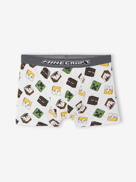 Set van 5 MINECRAFT boxershorts antraciet - vertbaudet enfant 