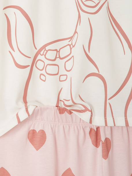 Bambi pyjama voor meisjes lichtroze - vertbaudet enfant 