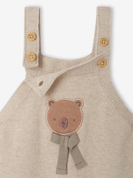 Gebreid boxpakje newborn gemêleerd beige - vertbaudet enfant 