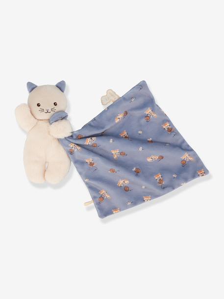 Doudou lapin - blanc+marron+vert+violet - vertbaudet enfant 
