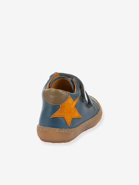 Sloffen met klittenband jongens OLLIE S STAR Froddo blauw - vertbaudet enfant 