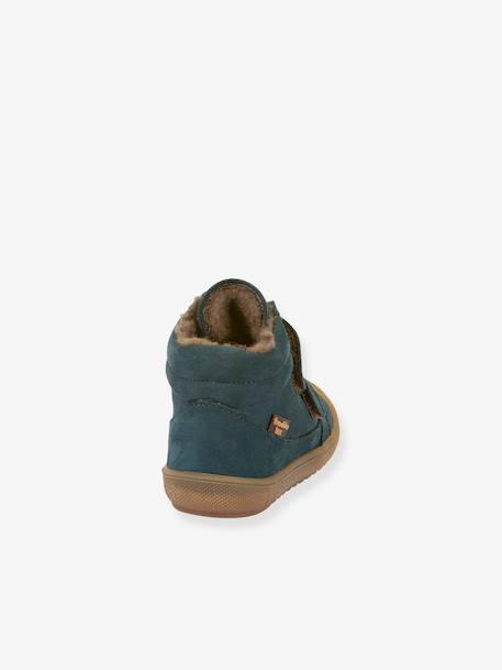 Boots enfants OLLIE WOOL TEX Froddo bleu nuit+bleu pétrole+caramel - vertbaudet enfant 