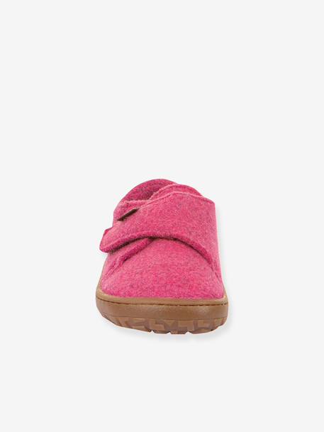 Barefoot sloffen voor kinderen BAREFOOT WOOLY Froddo beige+fuchsia+gemêleerd grijs+jeansblauw+nachtblauw+rose chiné+rouge+vert - vertbaudet enfant 