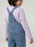 Geborduurde tuinbroek van denim jeansblauw - vertbaudet enfant 
