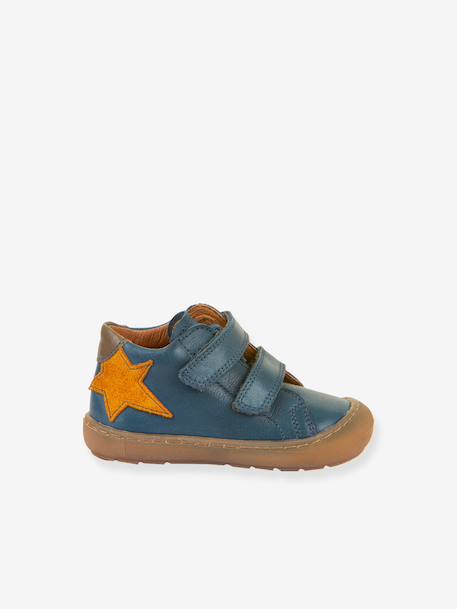 Sloffen met klittenband jongens OLLIE S STAR Froddo blauw - vertbaudet enfant 