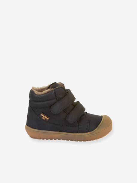 Boots enfants OLLIE WOOL TEX Froddo bleu nuit+bleu pétrole+caramel - vertbaudet enfant 
