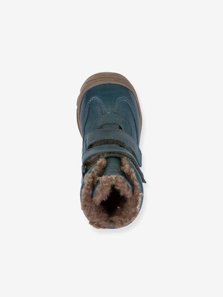 LINZ WOOL TEX HIGH boots voor jongens FRODDO blauw+nachtblauw+rouge - vertbaudet enfant 
