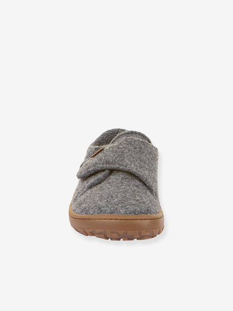Barefoot sloffen voor kinderen BAREFOOT WOOLY Froddo beige+fuchsia+gemêleerd grijs+jeansblauw+nachtblauw+rose chiné+rouge+vert - vertbaudet enfant 