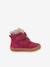 Boots voor meisjes MINNI SUEDE FRODDO fuchsia+oudroze+petrolblauw - vertbaudet enfant 