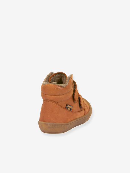 Boots enfants OLLIE WOOL TEX Froddo bleu nuit+bleu pétrole+caramel - vertbaudet enfant 