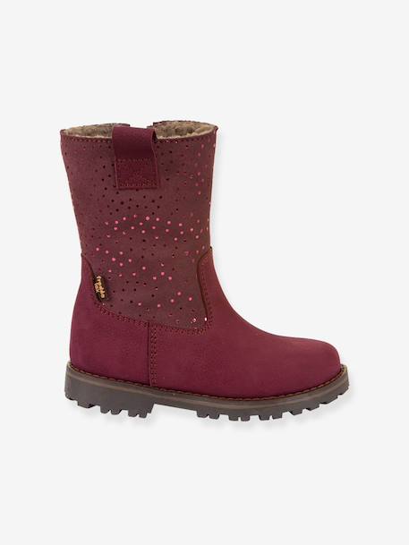 Bottes fille MAXINE TEX Froddo blush+bordeaux - vertbaudet enfant 