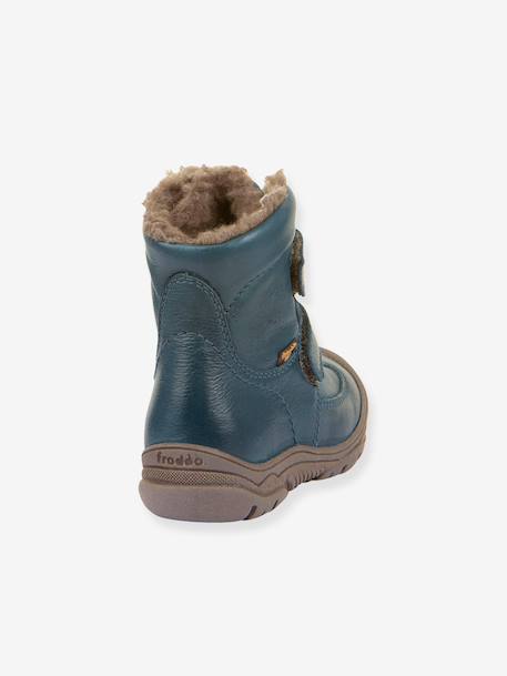 LINZ WOOL TEX HIGH boots voor jongens FRODDO blauw+nachtblauw+rouge - vertbaudet enfant 