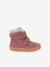 Boots voor meisjes MINNI SUEDE FRODDO fuchsia+oudroze+petrolblauw - vertbaudet enfant 