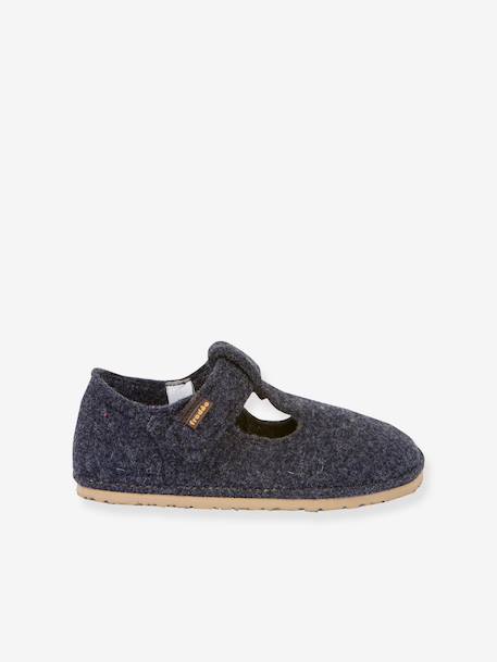 Chaussons pieds nus enfants FLEXY WOOLY BAREFOOT Froddo bleu jean+bleu nuit+gris chiné+rose chiné - vertbaudet enfant 